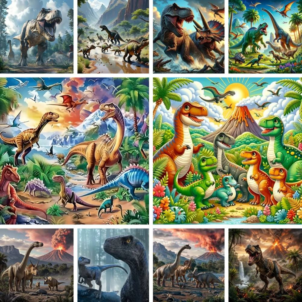 Diamond Painting Kit Ancient D - Volcano Kit Eruption ulasan dan harga