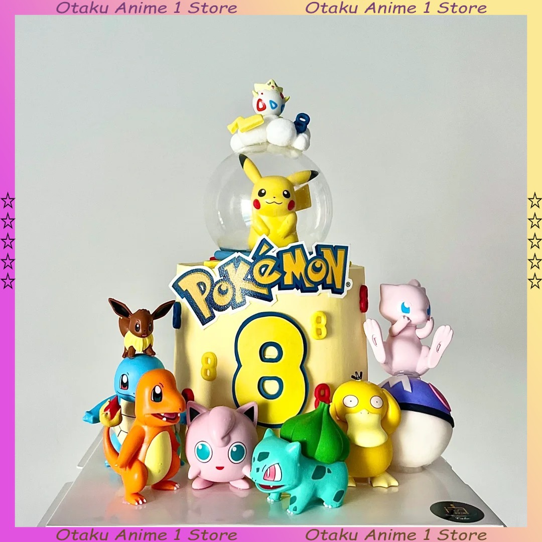 13PCS/SET Pikachu Cake Topper  - Science Of Happiness ulasan dan harga