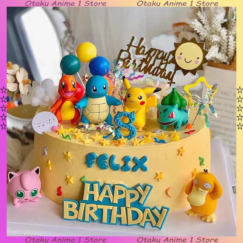 13PCS/SET Pikachu Cake Topper  - Science Of Happiness ulasan dan harga