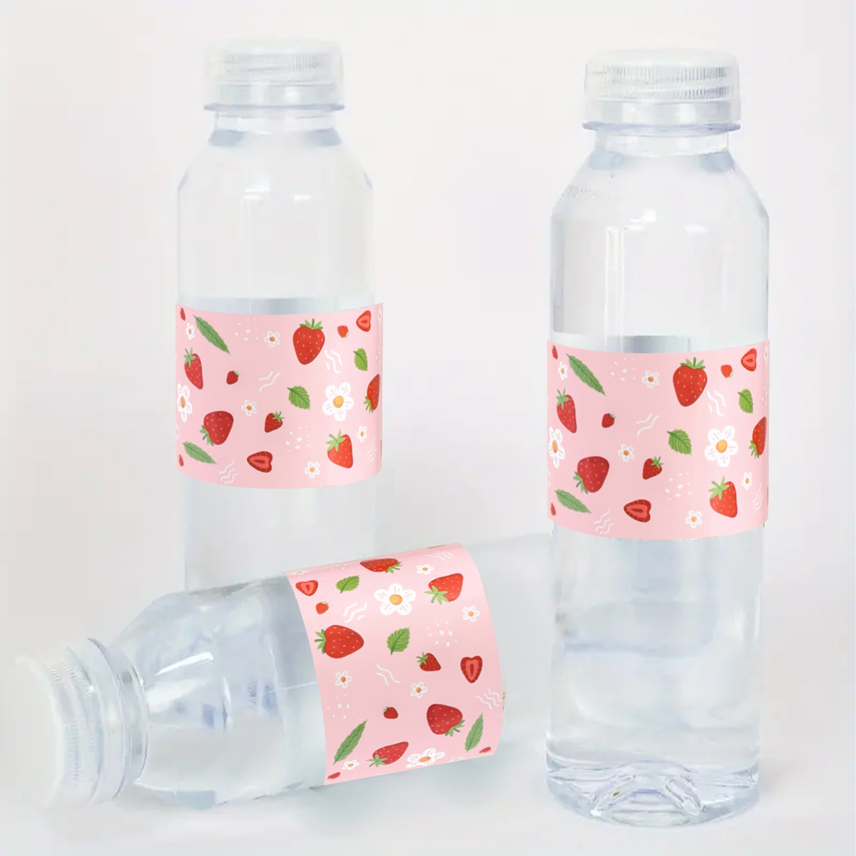 10pcs Strawberry Water Bottle  - Science Of Happiness ulasan dan harga