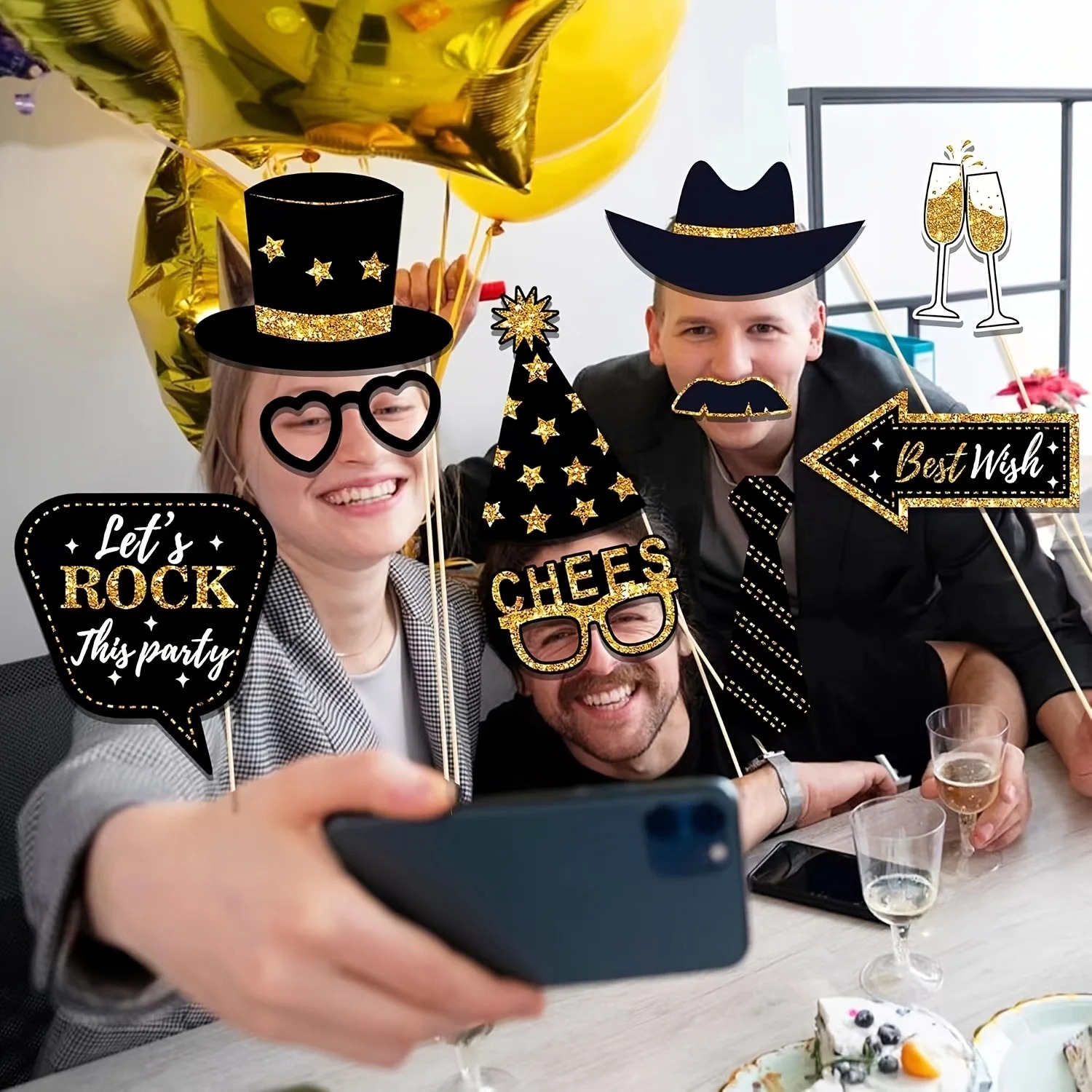 36pcs of Birthday Photo Booth  - Science Of Happiness ulasan dan harga