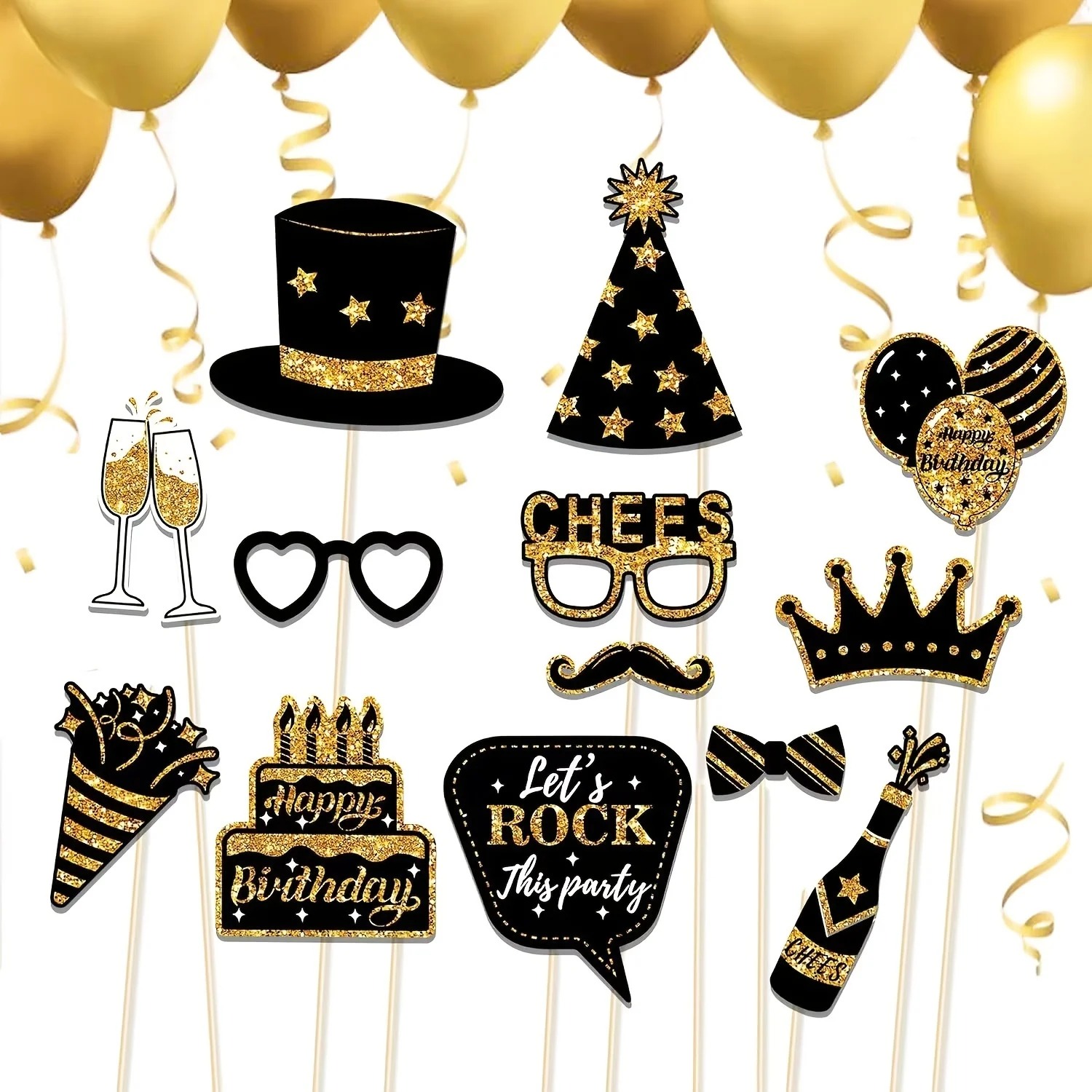 36pcs of Birthday Photo Booth  - Science Of Happiness ulasan dan harga