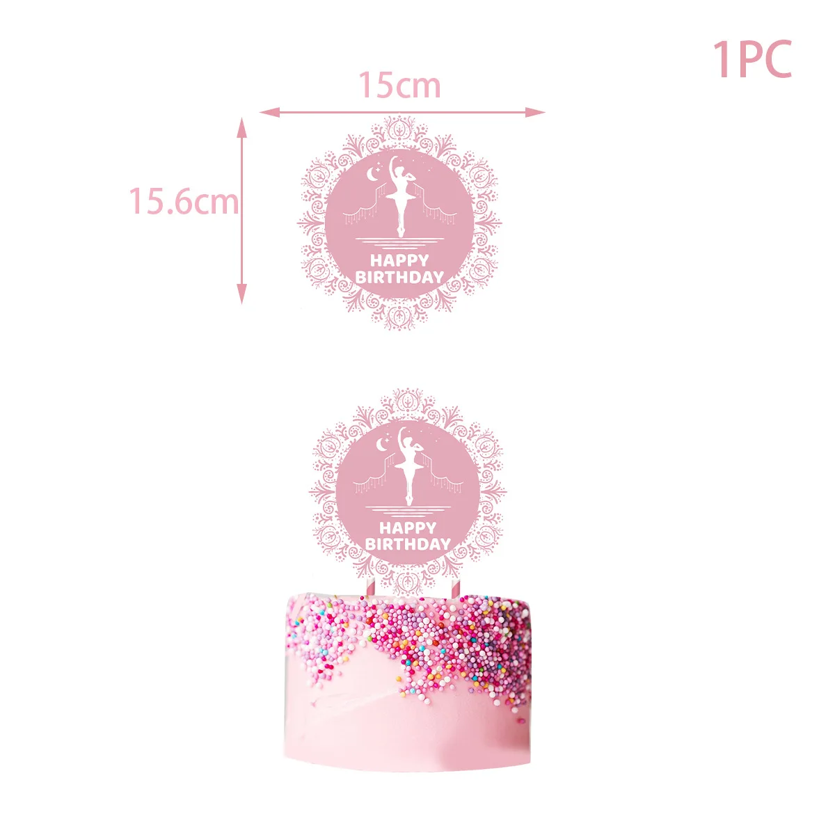 Pink Ballerina Ballet girl Hap - Science Of Happiness ulasan dan harga