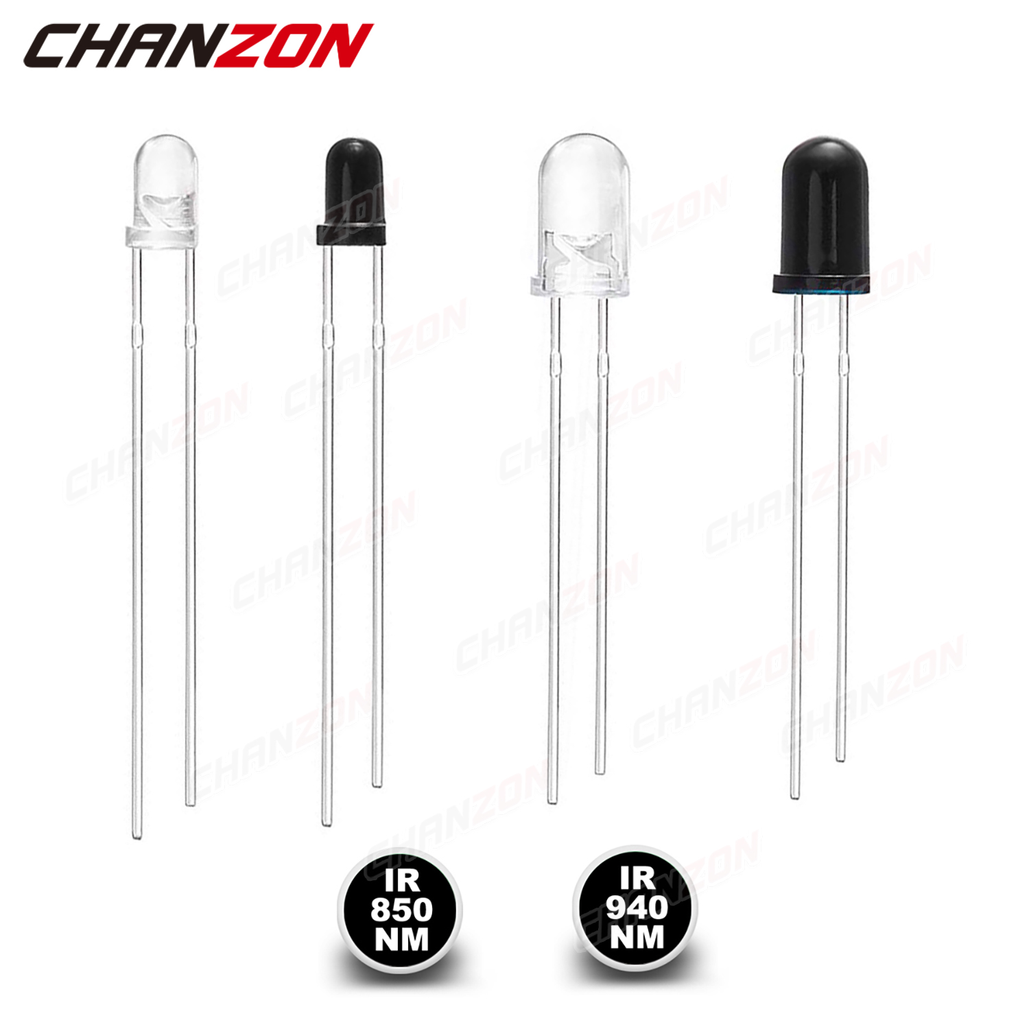 100Pcs 3mm 5mm IR LED Diode Tr - Science And Hobby Photos ulasan dan harga
