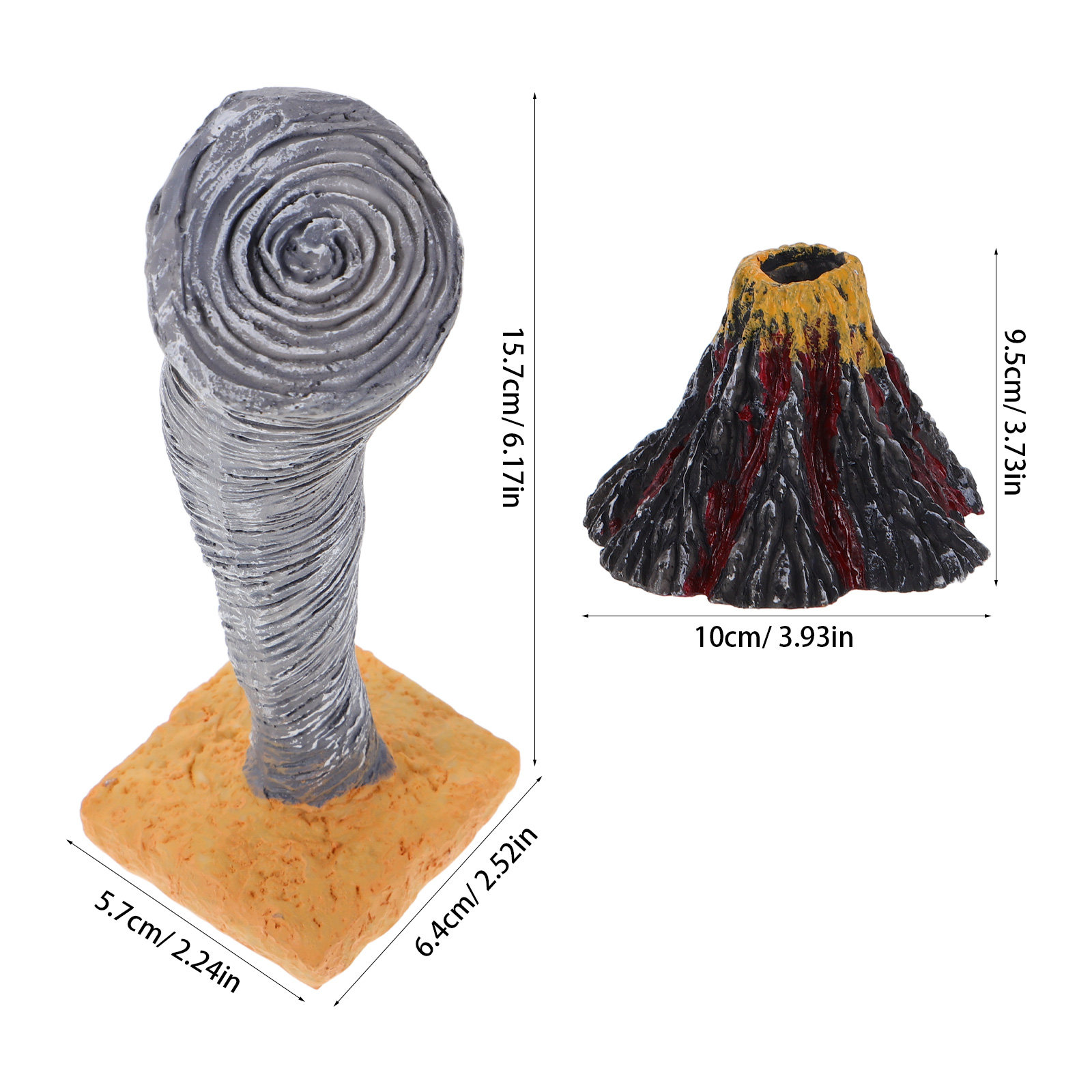 2Pcs Natural Disaster Simulati - Volcano Kit Eruption ulasan dan harga
