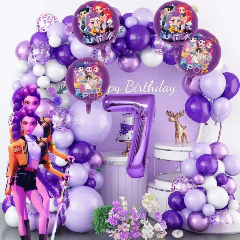 K-Pop Birthday Party Decoratio - Science Of Happiness ulasan dan harga